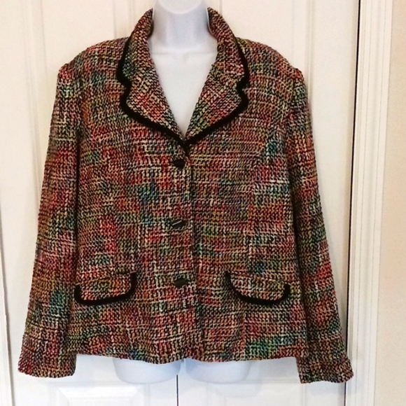 Sag Harbour Jackets & Blazers - Sag Harbour Tweed Blazer. SIZE 18.